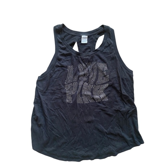 PINK Pure Black Warped Shine Logo I Size: XXL - Picture 2 of 5